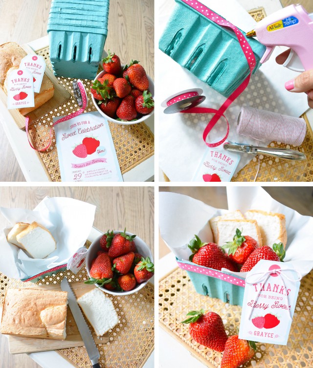 How to make Strawberry Shortcake Favor