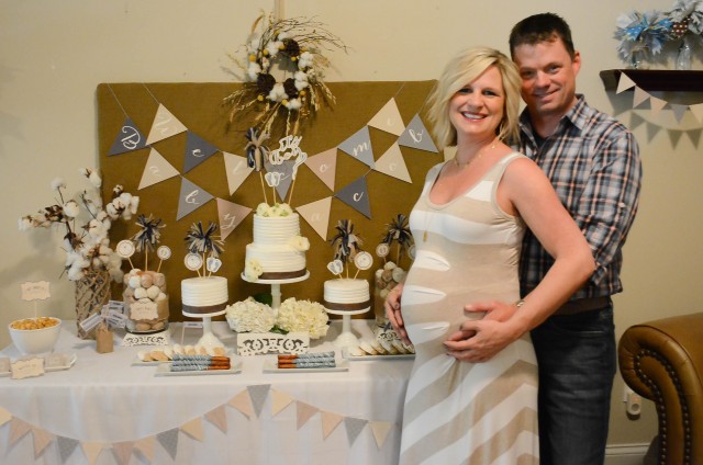 Rustic baby shower