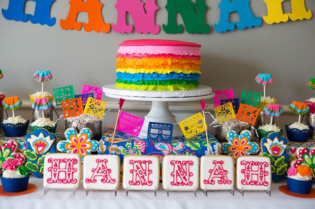 Dessert table at Fiesta Party