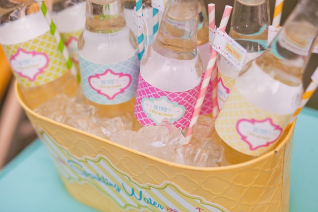 Printable drink wraps for water bottles