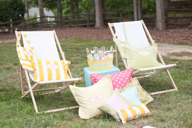 pillows and chairs for movie night