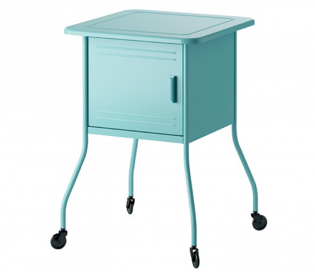 ikea table blue