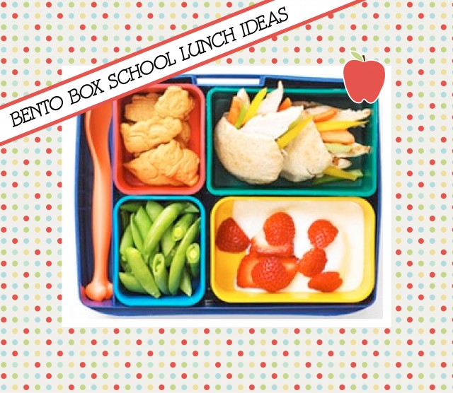 Bento box school lunch ideas