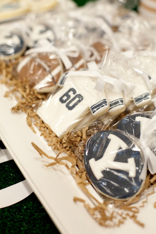 football cookies