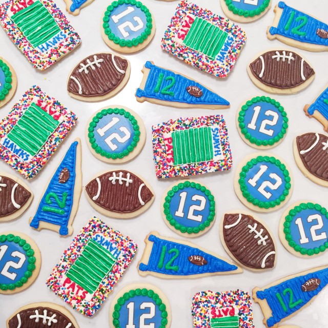 football cookies