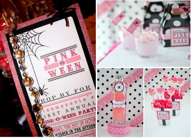 Breast Cancer Awareness Party and Halloween party Combintaion