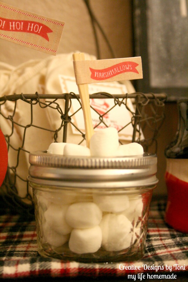 Milk and cookies marshmallows