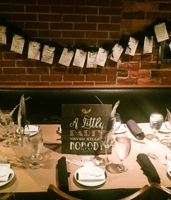 Ruff Draft:  A Glamorous Roaring 20’s Birthday Party and DIY Sparkle Printables