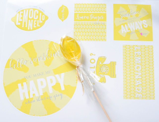 Printable sunshine in a bottle