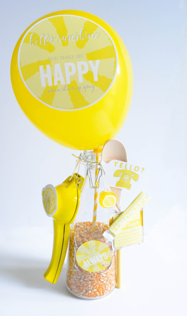 bottle of sunshine diy gift