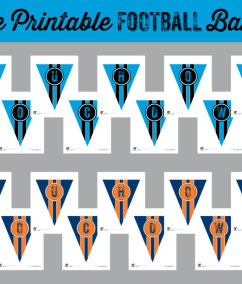 Ruff Draft:  Free Printable Football Banner for the 2016 Big Game