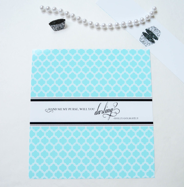 Chocolate clutch for breakfast at tiffanys