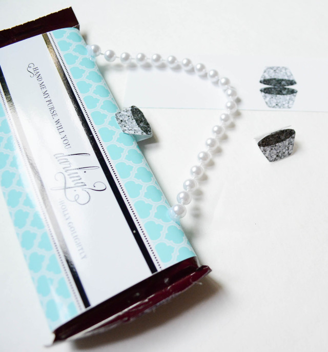 Breakfast at Tiffany's Chocolate Bar wrap clutch