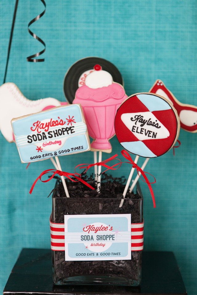 retro soda shoppe birthday party