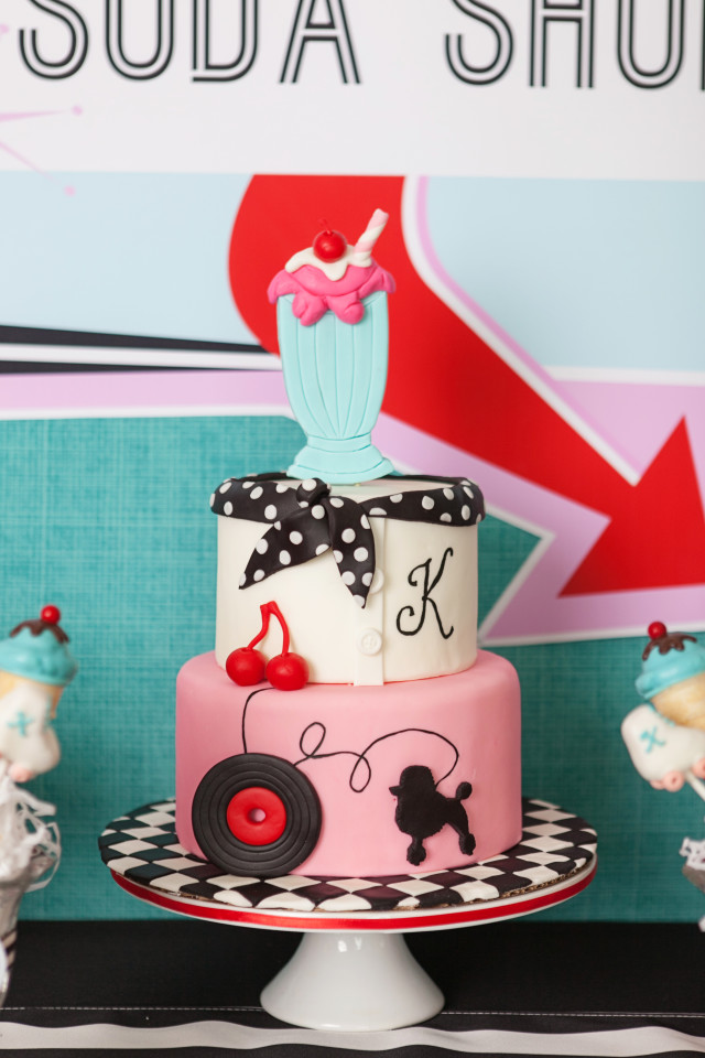 retro soda shoppe birthday party