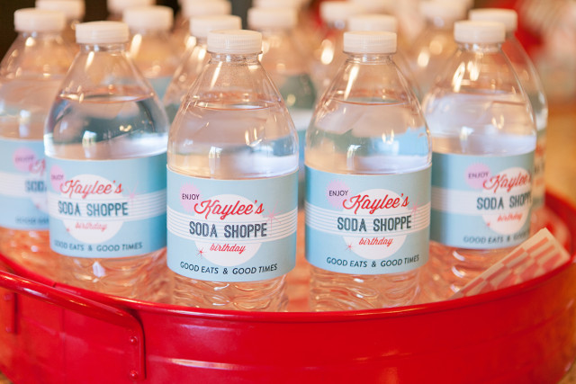 retro soda shoppe birthday party