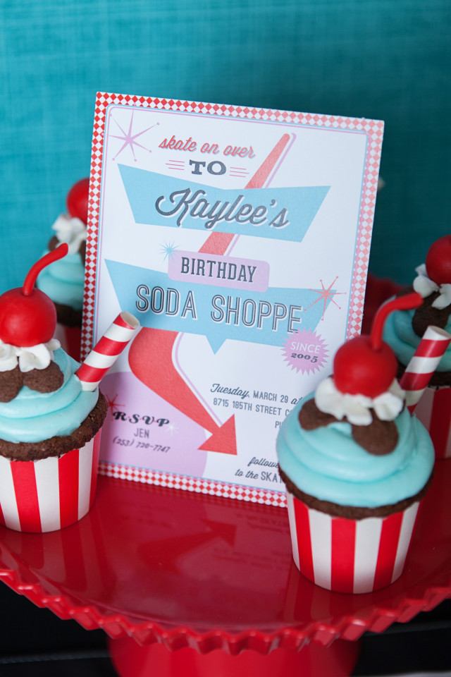 Retro Soda Shoppe Birthday