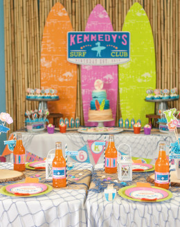 surfing birthday party