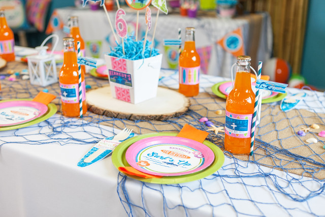 A Girly Surfing Birthday Party - Anders Ruff Custom Designs, LLC