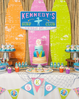 surfing birthday party