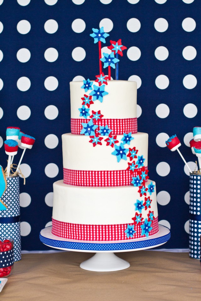 4th of july cake