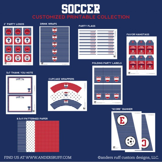 Anders Ruff Printable Designs - Soccer