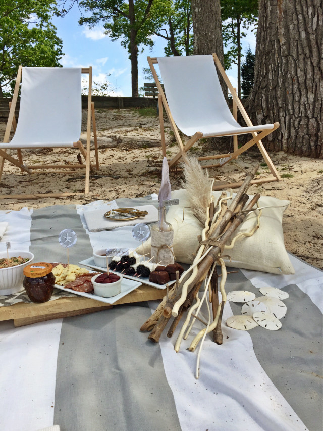 beach decor for lake picnic