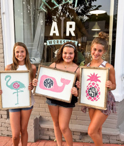 Brynne’s 14th birthday party at AR Workshop DIY Boutique Studio