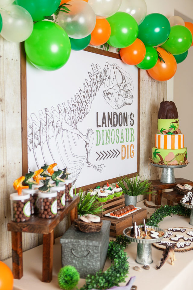 Dinosaur Dig Birthday Party