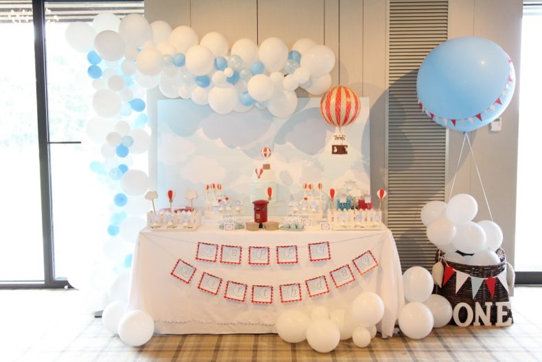 Hot Air Balloon Themed Party Anders Ruff Custom Designs Llc