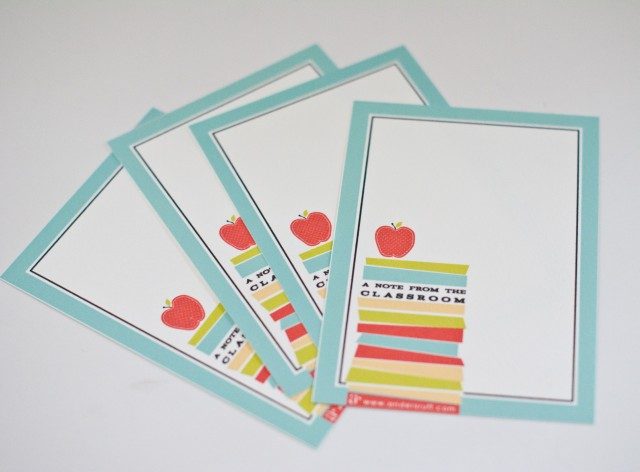 Teacher Note Cards