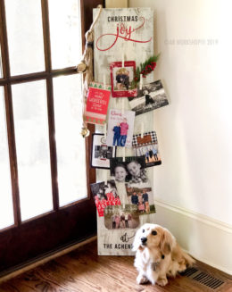 display Christmas cards