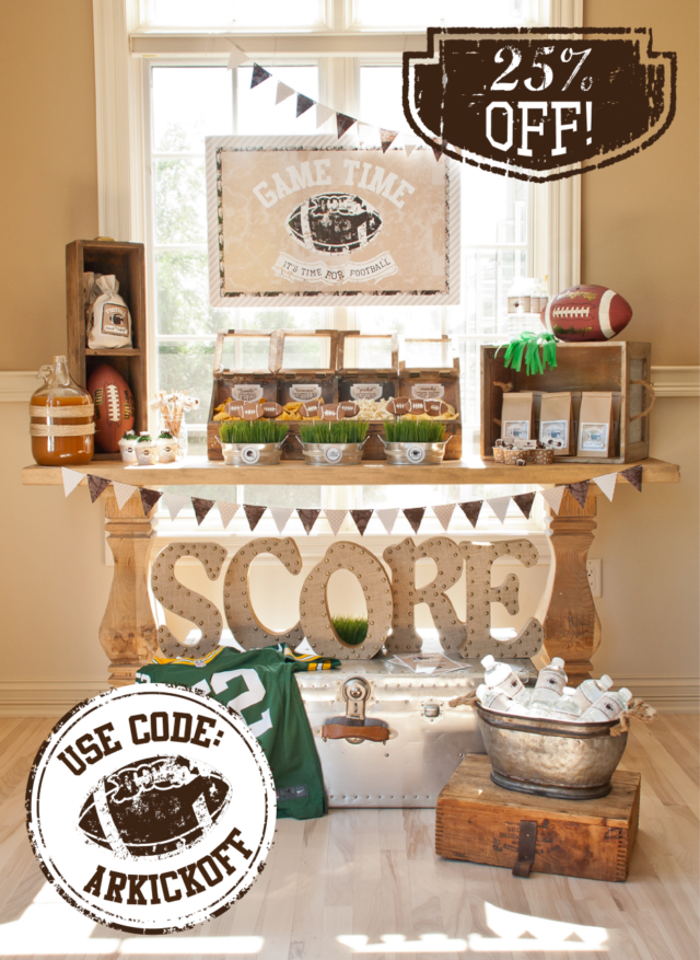 football party printable sale