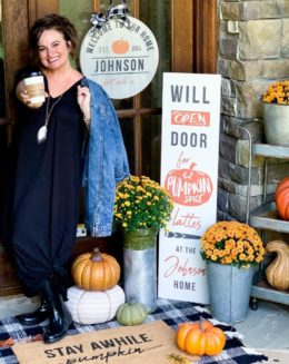 fall porch