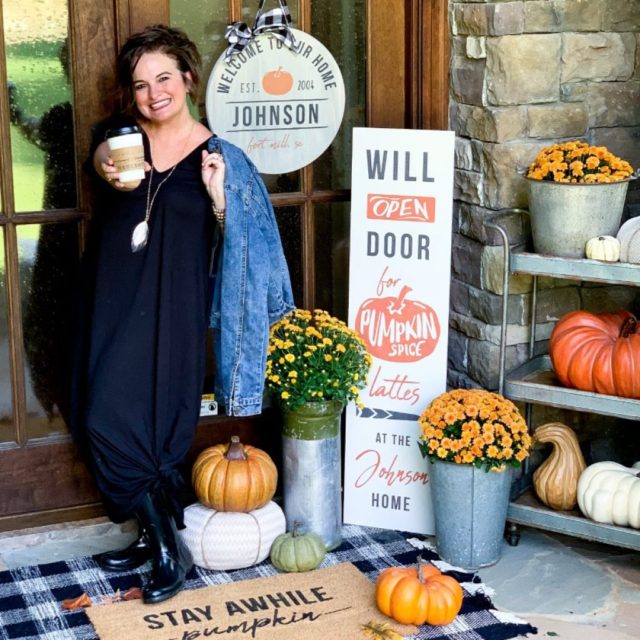 fall porch