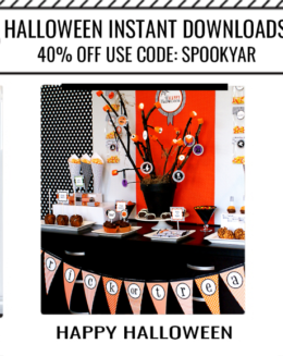 Halloween party printable sale