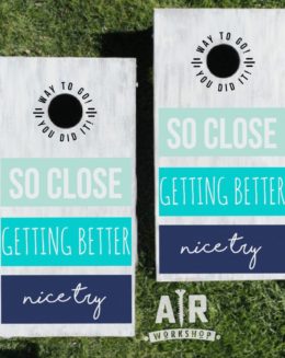 DIY yard games