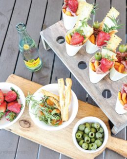 charcuterie cones