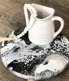 New AR Workshop Project Style: Marbleized Art Paint Pouring