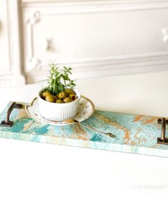 New AR Workshop Project Style: Marbleized Art Paint Pouring