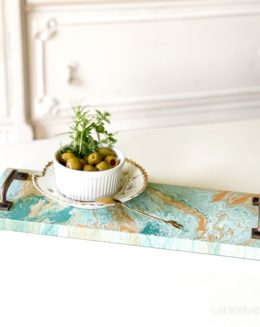 marbleized art