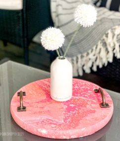 New AR Workshop Project Style: Marbleized Art Paint Pouring