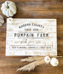 DIY Fall Home Décor Release from AR Workshop