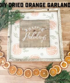 DIY Dried Orange Garland Tutorial