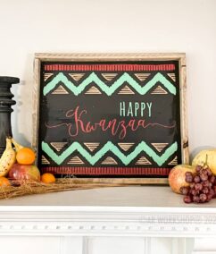 New DIY Kwanzaa Home Decor from AR Workshop