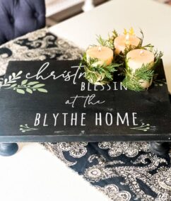 DIY Evergreen Candles