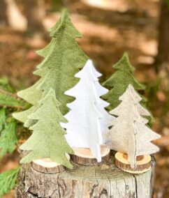 DIY Felt Christmas Trees