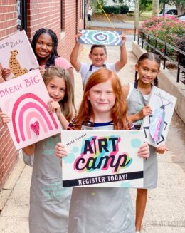 DIY youth summer art camp projects