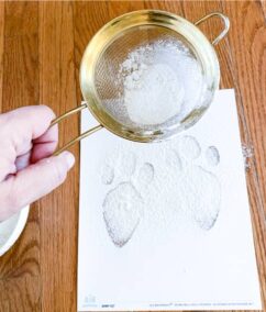 DIY Bunny Footstep Trail
