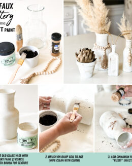 DIY faux pottery